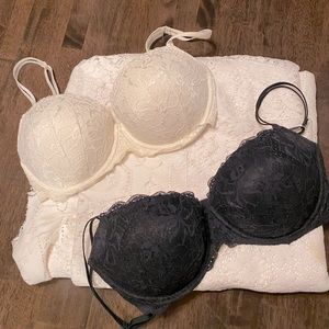 Victoria’s Secret Pink Date Push-up Bras Size 36DD